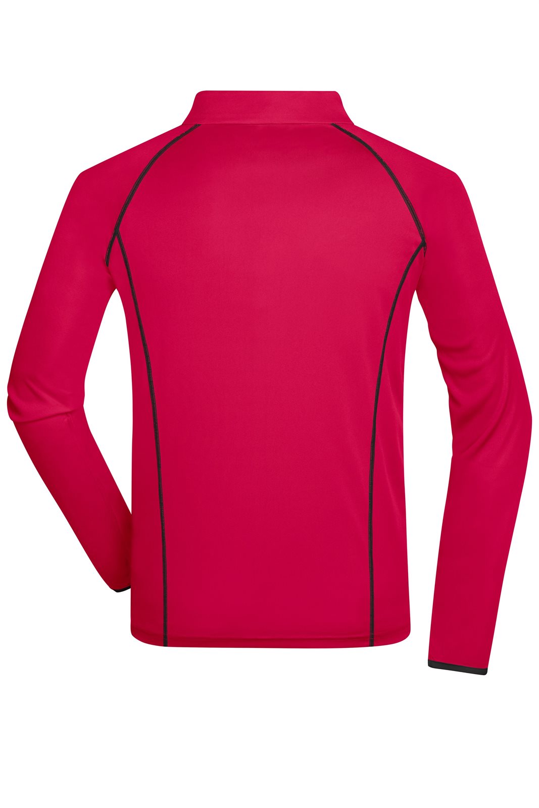 Pullover Herren Pink/Grau/Neon – Men's Sports Shirt Long-Sleeved, Detailansicht
