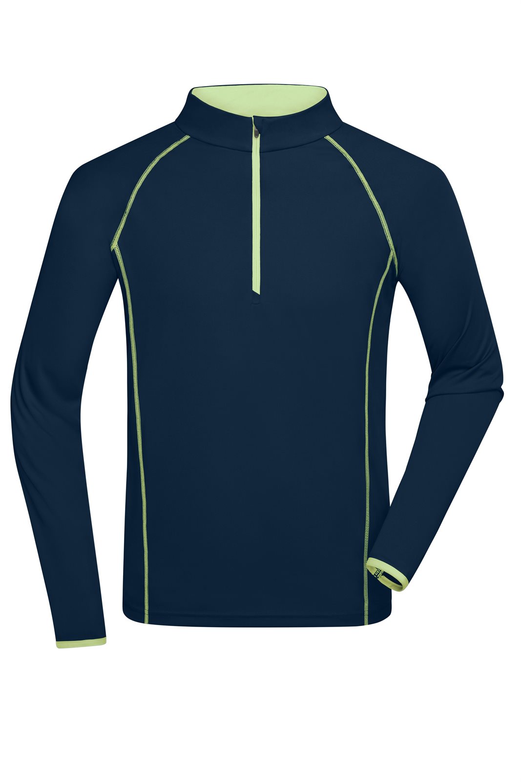Pullover Herren Blau/Gelb – Men's Sports Shirt Long-Sleeved
