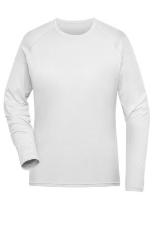 T-Shirt Damen Schwarz – Ladies' Sports Shirt Long-Sleeved GRS