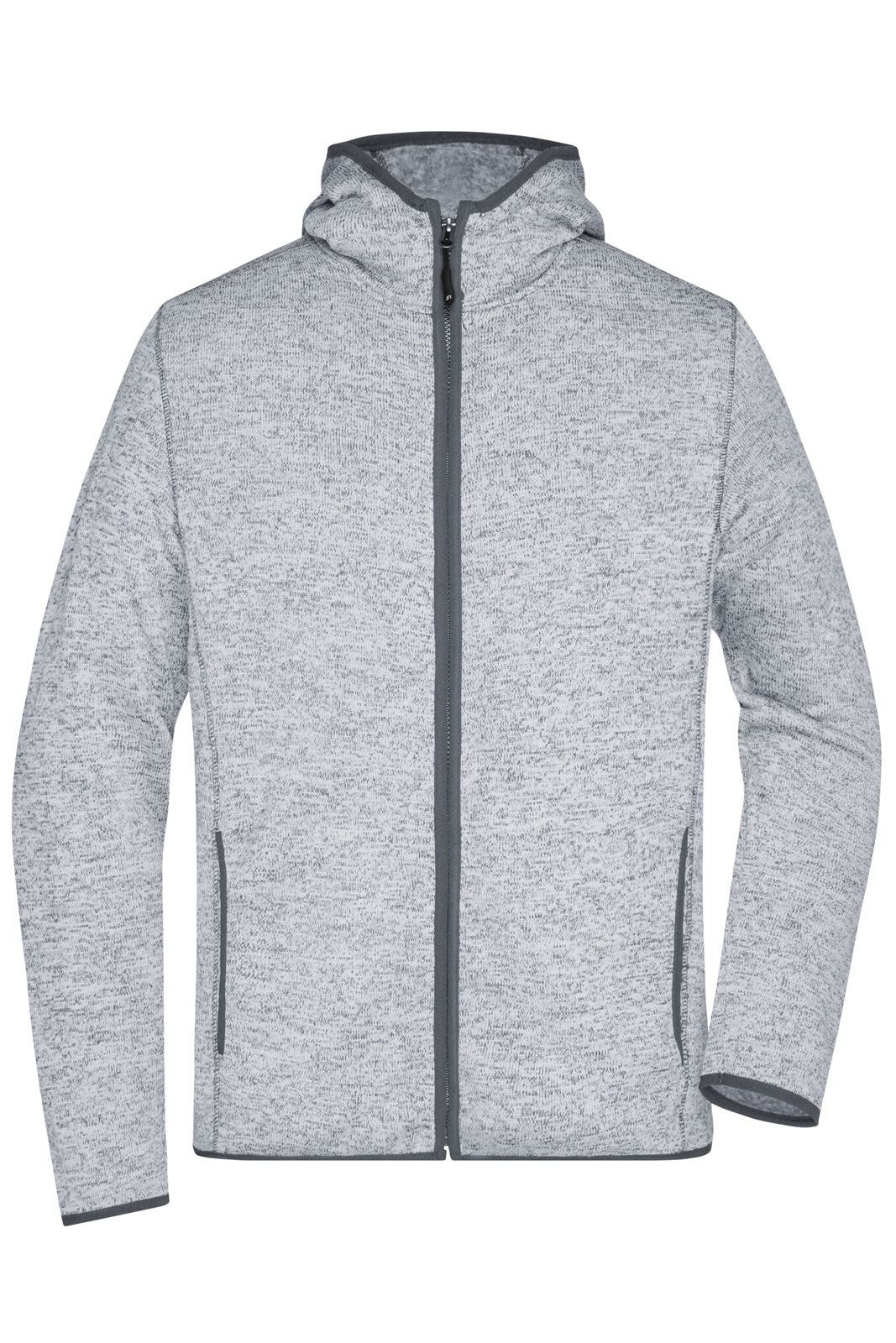 Jacke Herren Grau – Men's Knitted Fleece Hoody