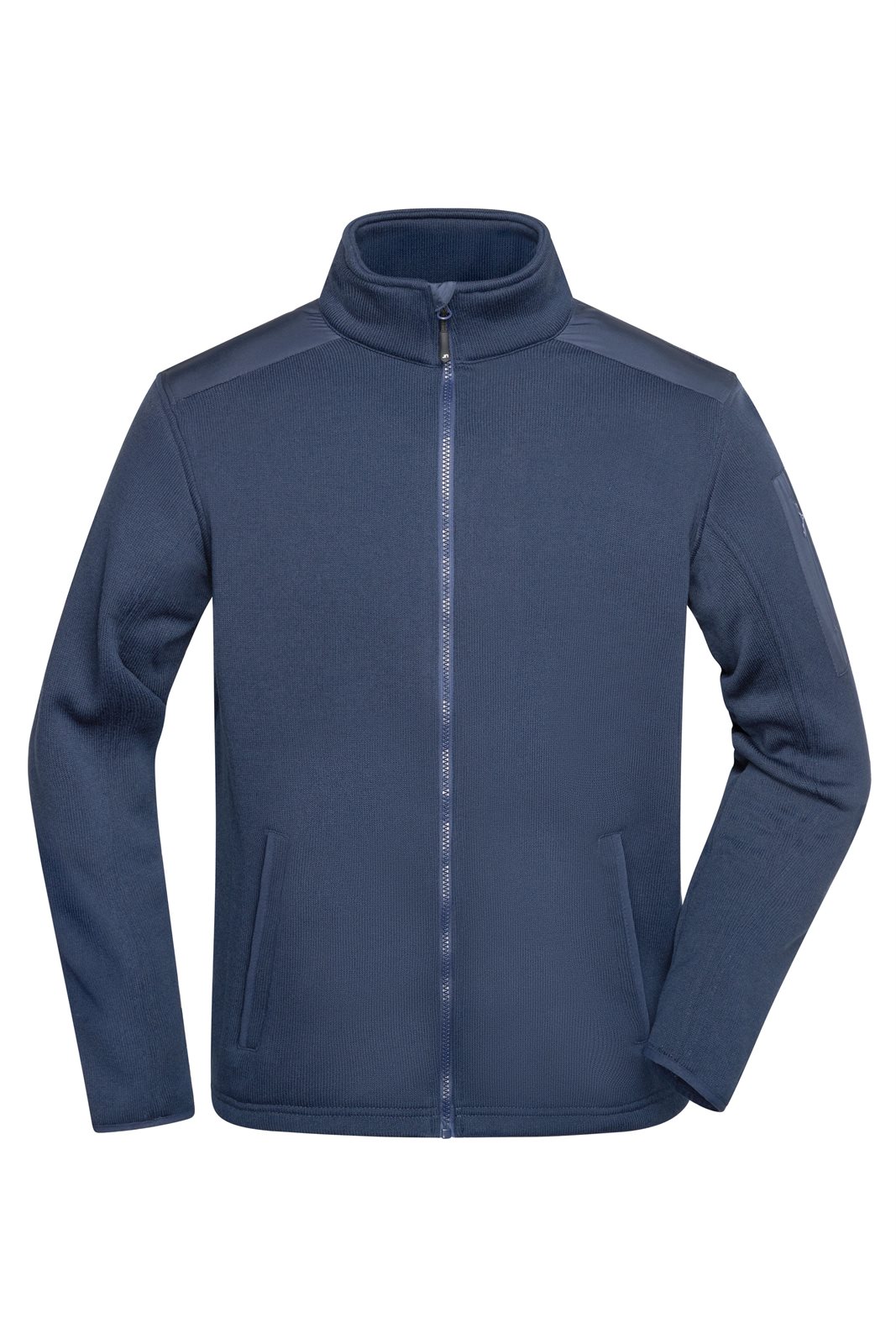 Jacke Herren Blau – Men's Knitted Fleece Jacket