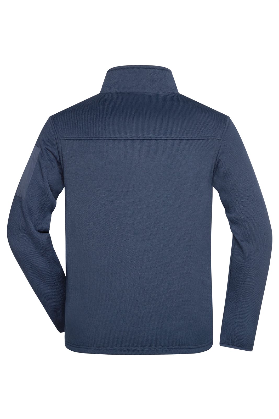 Jacke Herren Blau – Men's Knitted Fleece Jacket, Detailansicht