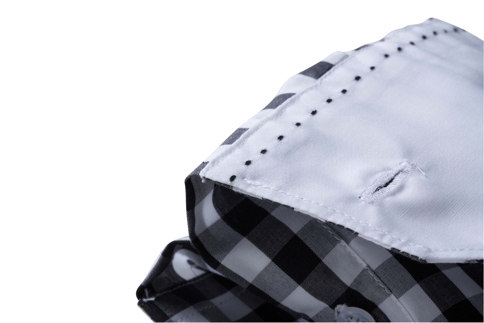 Hemd Herren – Men's Checked Shirt, Detailansicht