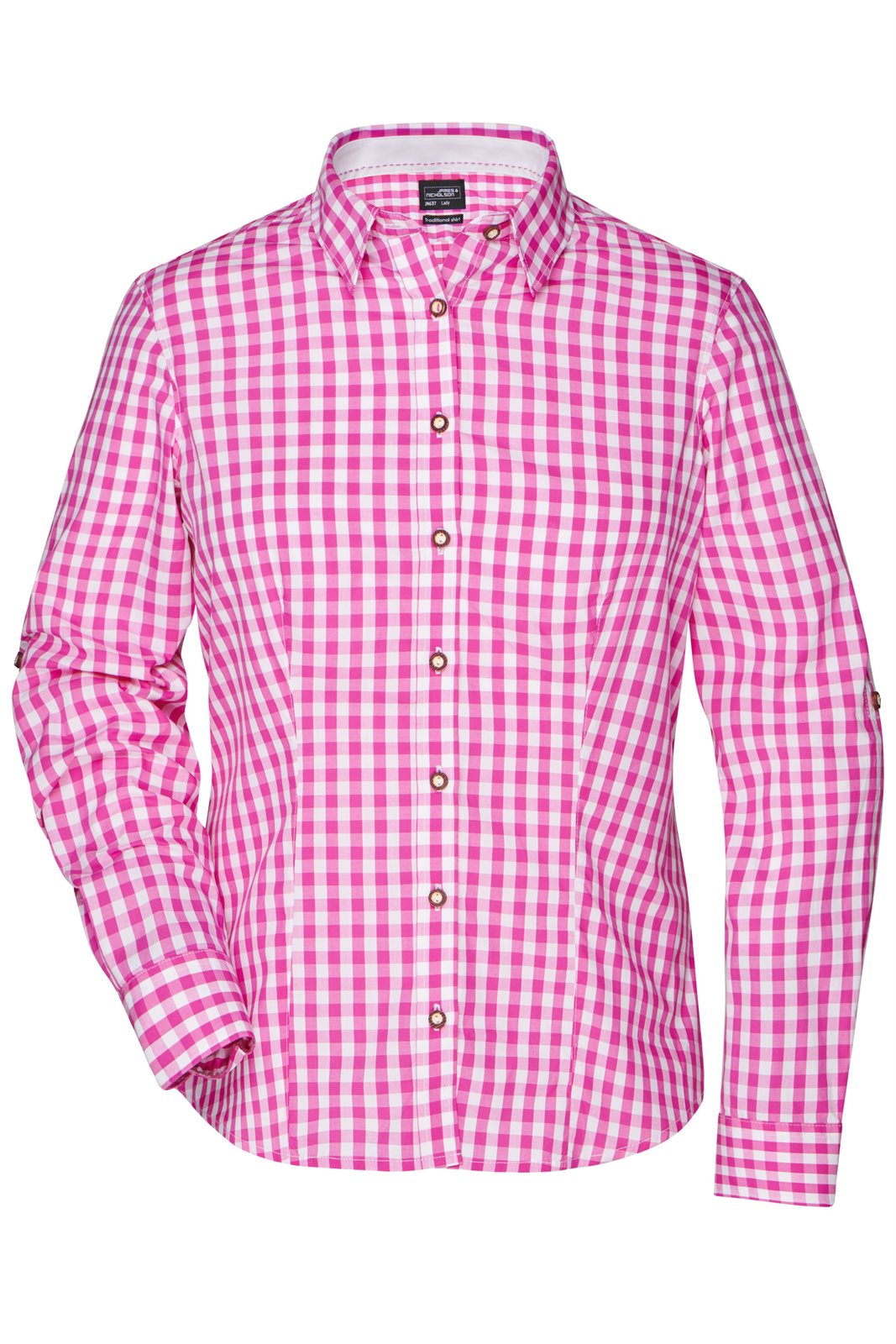 Hemd Damen Weiß/Lila – Ladies' Traditional Shirt