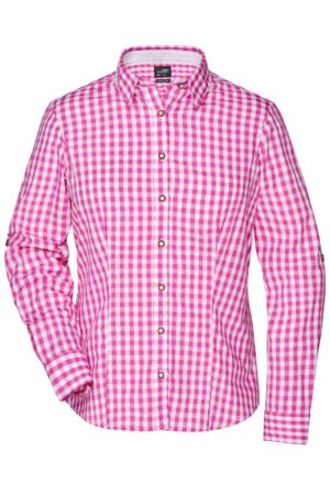 Hemd Damen Weiß/Grün – Ladies' Traditional Shirt