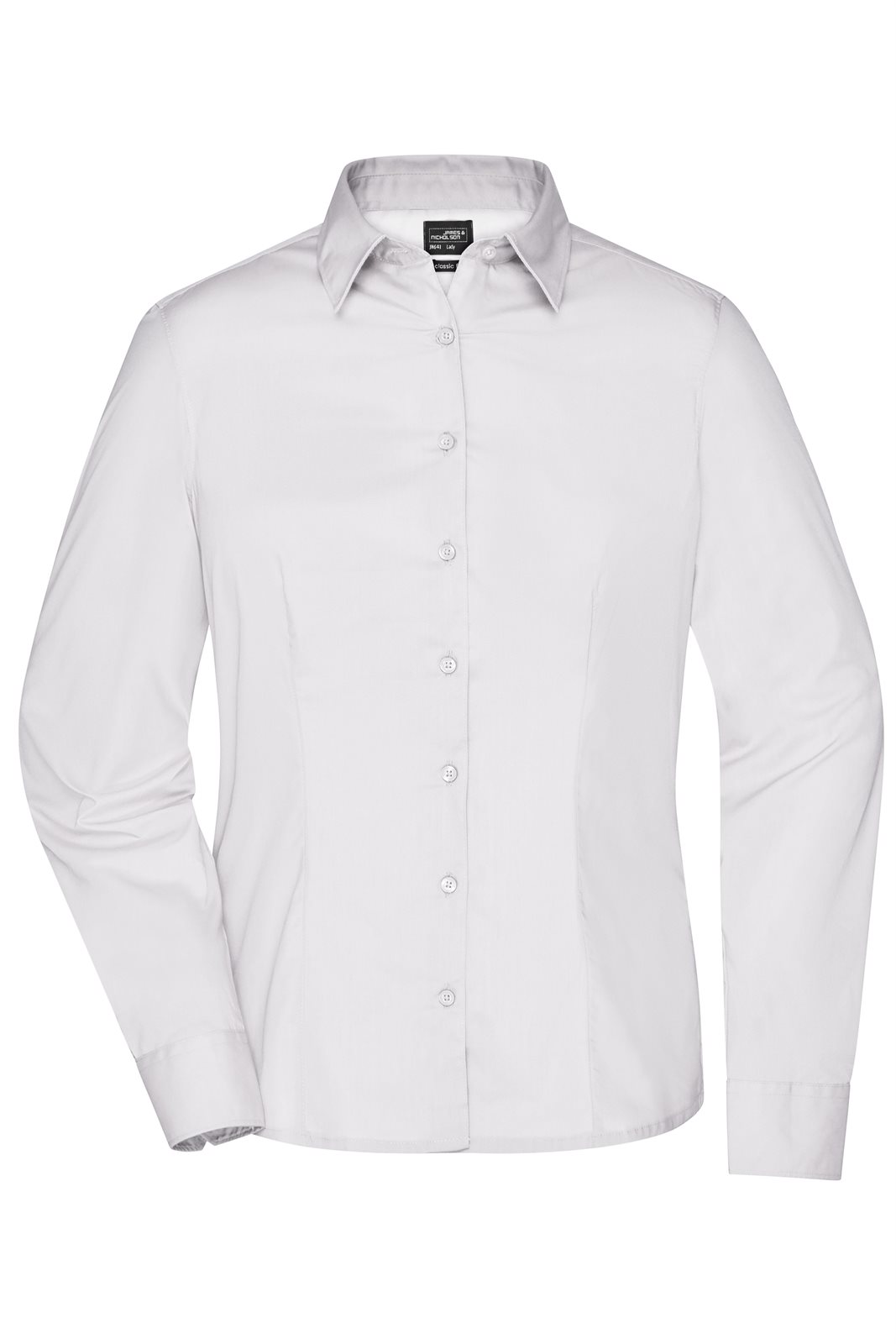 Hemd Damen Weiß – Ladies' Business Shirt Long-Sleeved