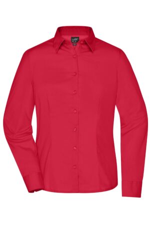 Hemd Damen Schwarz – Ladies' Business Shirt Long-Sleeved