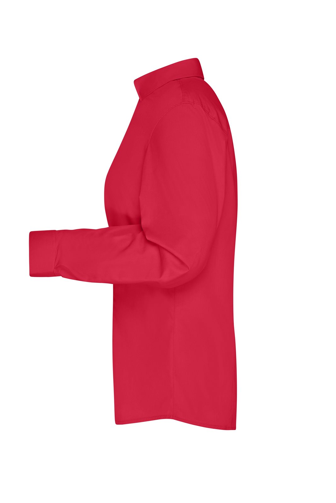 Hemd Damen Rot – Ladies' Business Shirt Long-Sleeved, Detailansicht