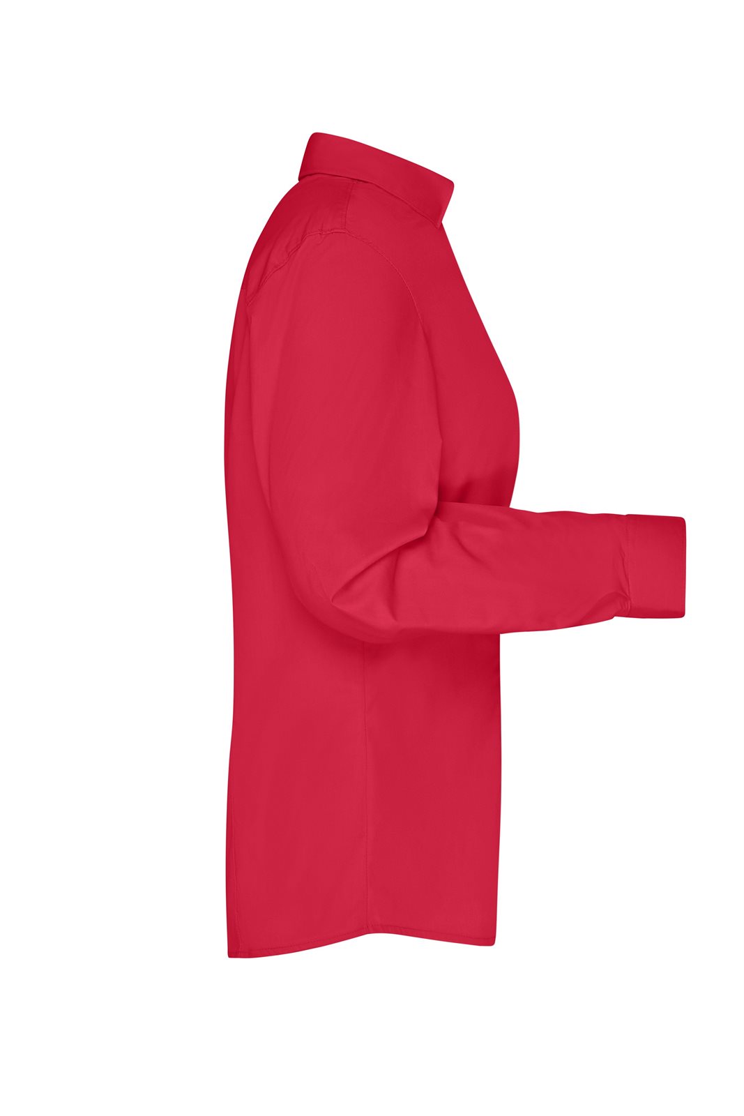Hemd Damen Rot – Ladies' Business Shirt Long-Sleeved, Detailansicht