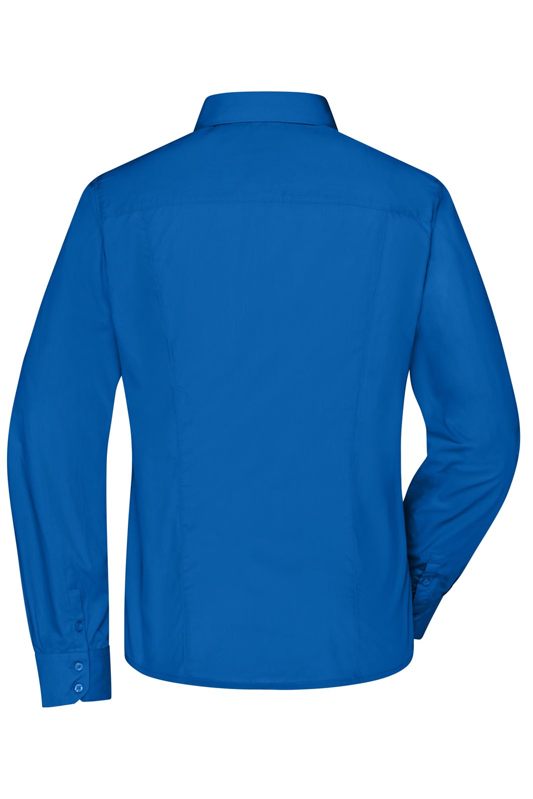 Hemd Damen Blau – Ladies' Business Shirt Long-Sleeved, Detailansicht