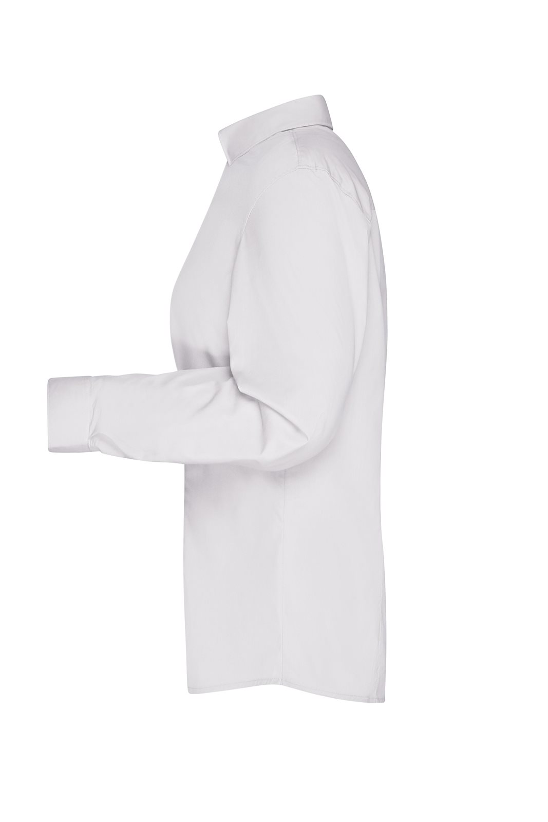 Hemd Damen Weiß – Ladies' Business Shirt Long-Sleeved, Detailansicht