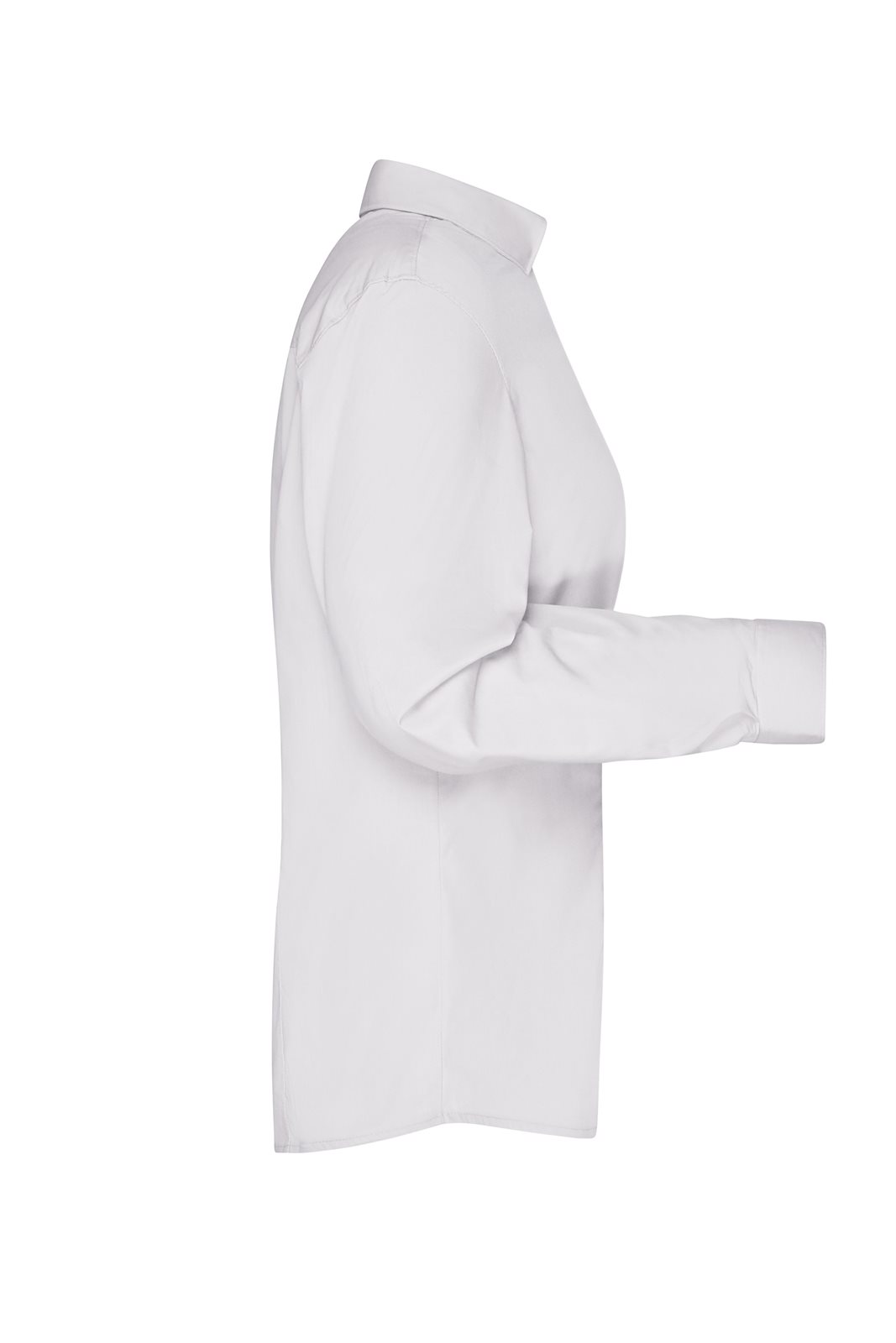 Hemd Damen Weiß – Ladies' Business Shirt Long-Sleeved, Detailansicht