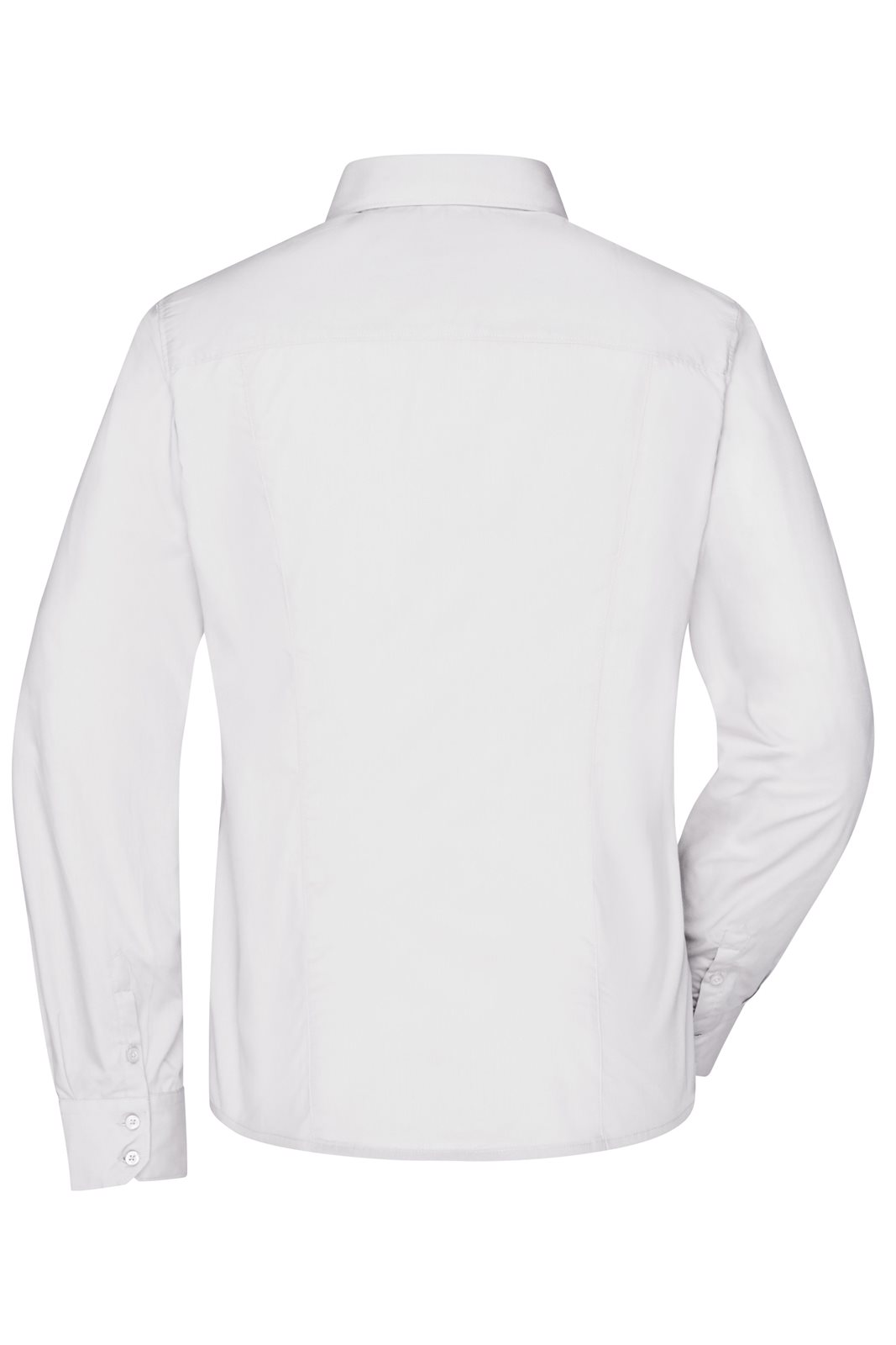 Hemd Damen Weiß – Ladies' Business Shirt Long-Sleeved, Detailansicht