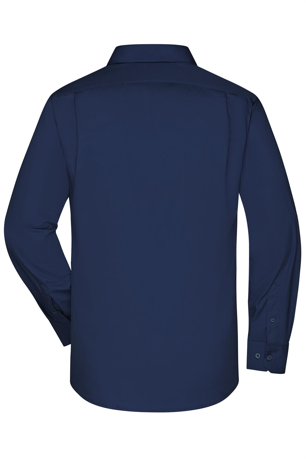 Hemd Herren Blau – Men's Business Shirt Long-Sleeved, Detailansicht