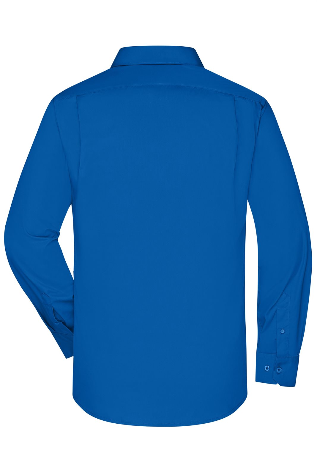 Hemd Herren Blau – Men's Business Shirt Long-Sleeved, Detailansicht