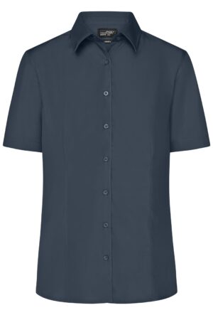 Hemd Damen Schwarz – Ladies' Business Shirt Short-Sleeved