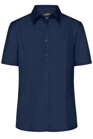 Hemd Damen Schwarz – Ladies' Business Shirt Short-Sleeved