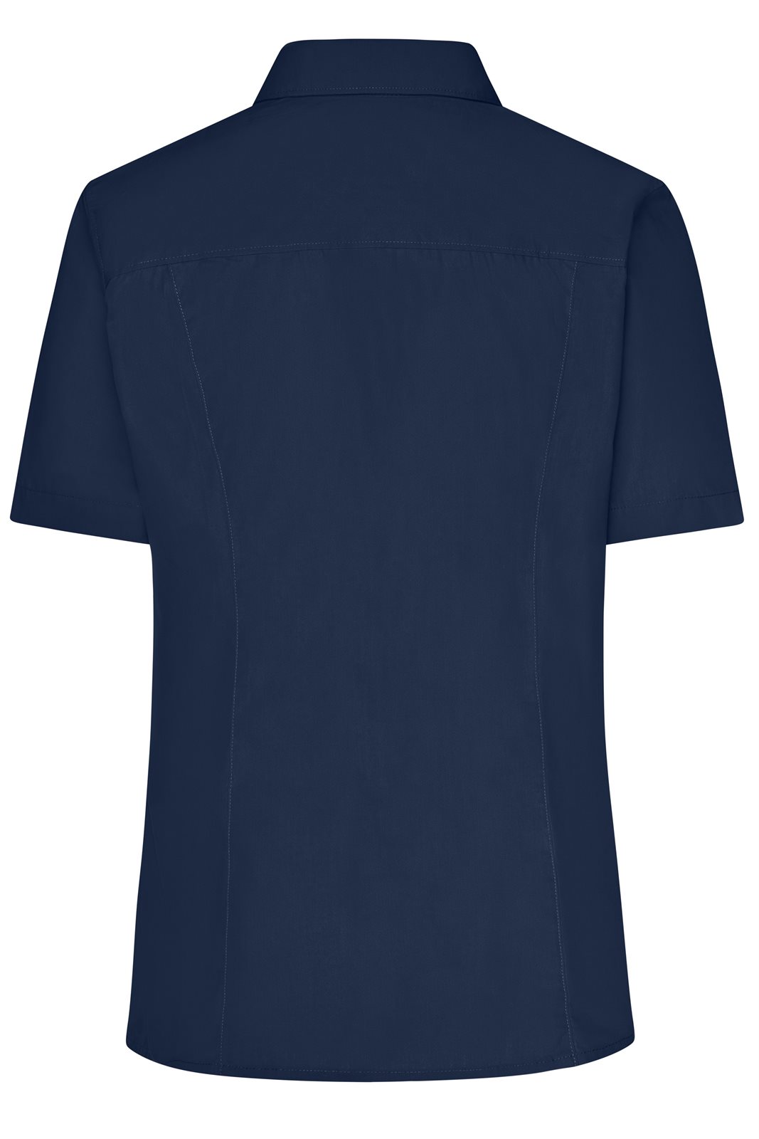 Hemd Damen Blau – Ladies' Business Shirt Short-Sleeved, Detailansicht