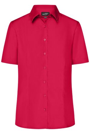 Hemd Damen Schwarz – Ladies' Business Shirt Short-Sleeved
