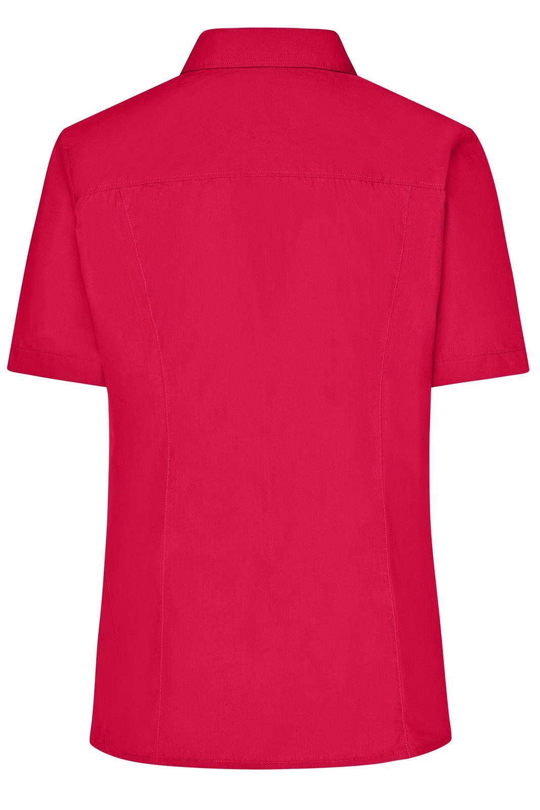 Hemd Damen Rot – Ladies' Business Shirt Short-Sleeved, Detailansicht