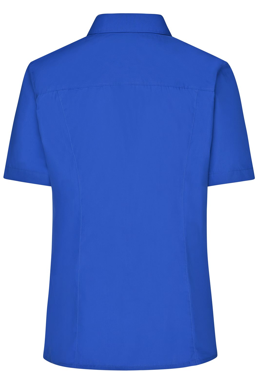 Hemd Damen Blau – Ladies' Business Shirt Short-Sleeved, Detailansicht