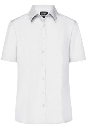 Hemd Damen Schwarz – Ladies' Business Shirt Short-Sleeved