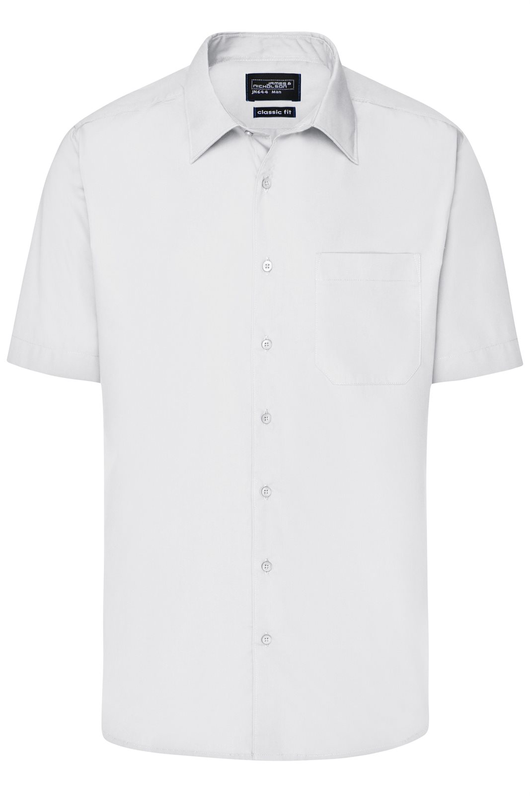 Hemd Herren Weiß – Men's Business Shirt Short-Sleeved