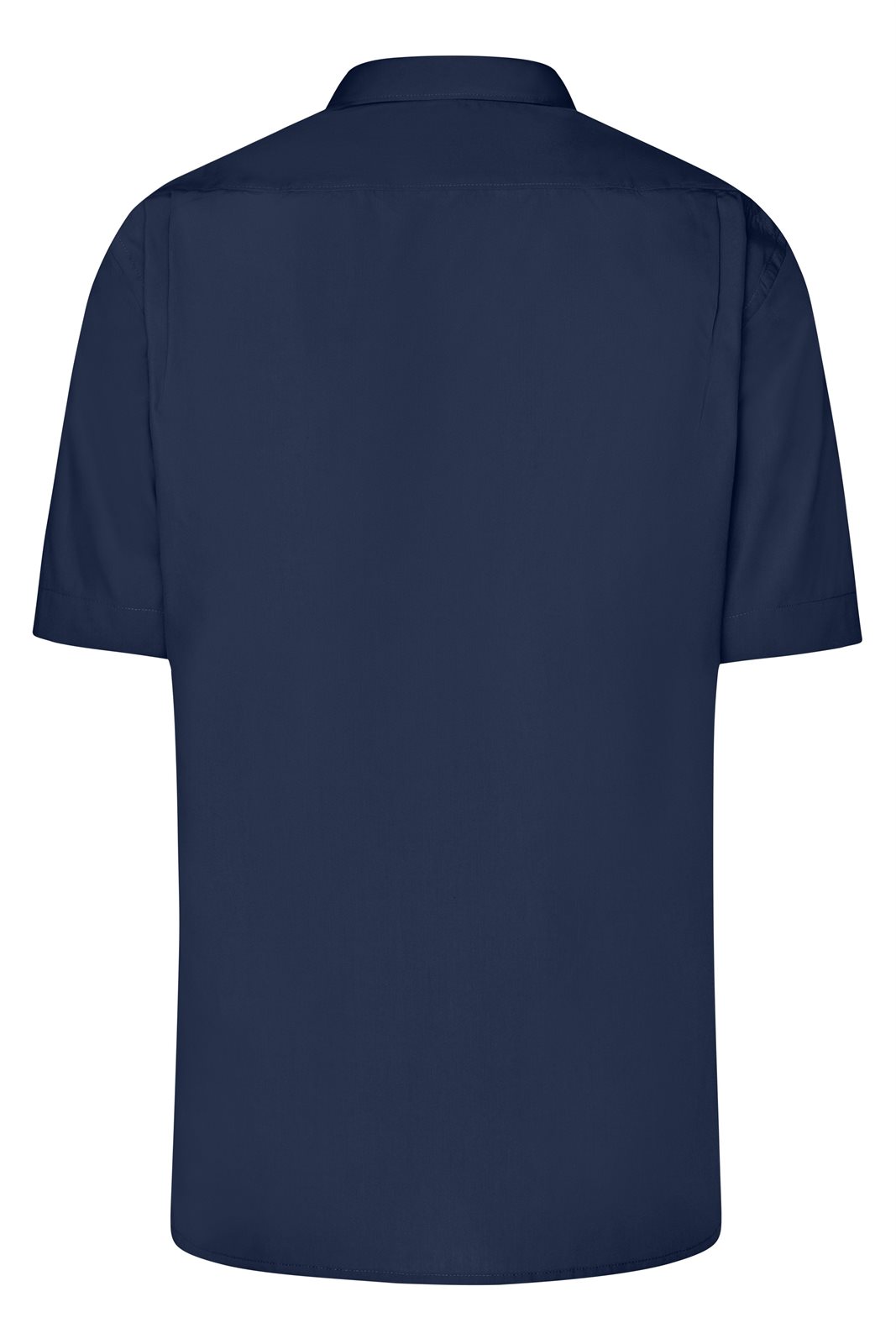 Hemd Herren Blau – Men's Business Shirt Short-Sleeved, Detailansicht