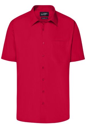 Hemd Herren Schwarz – Men's Business Shirt Short-Sleeved