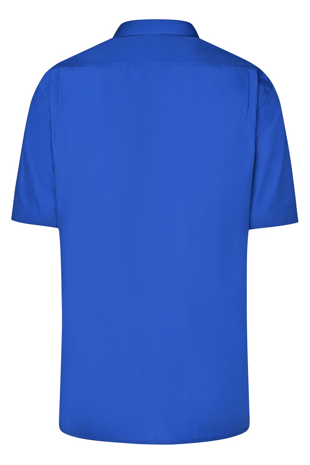 Hemd Herren Blau – Men's Business Shirt Short-Sleeved, Detailansicht