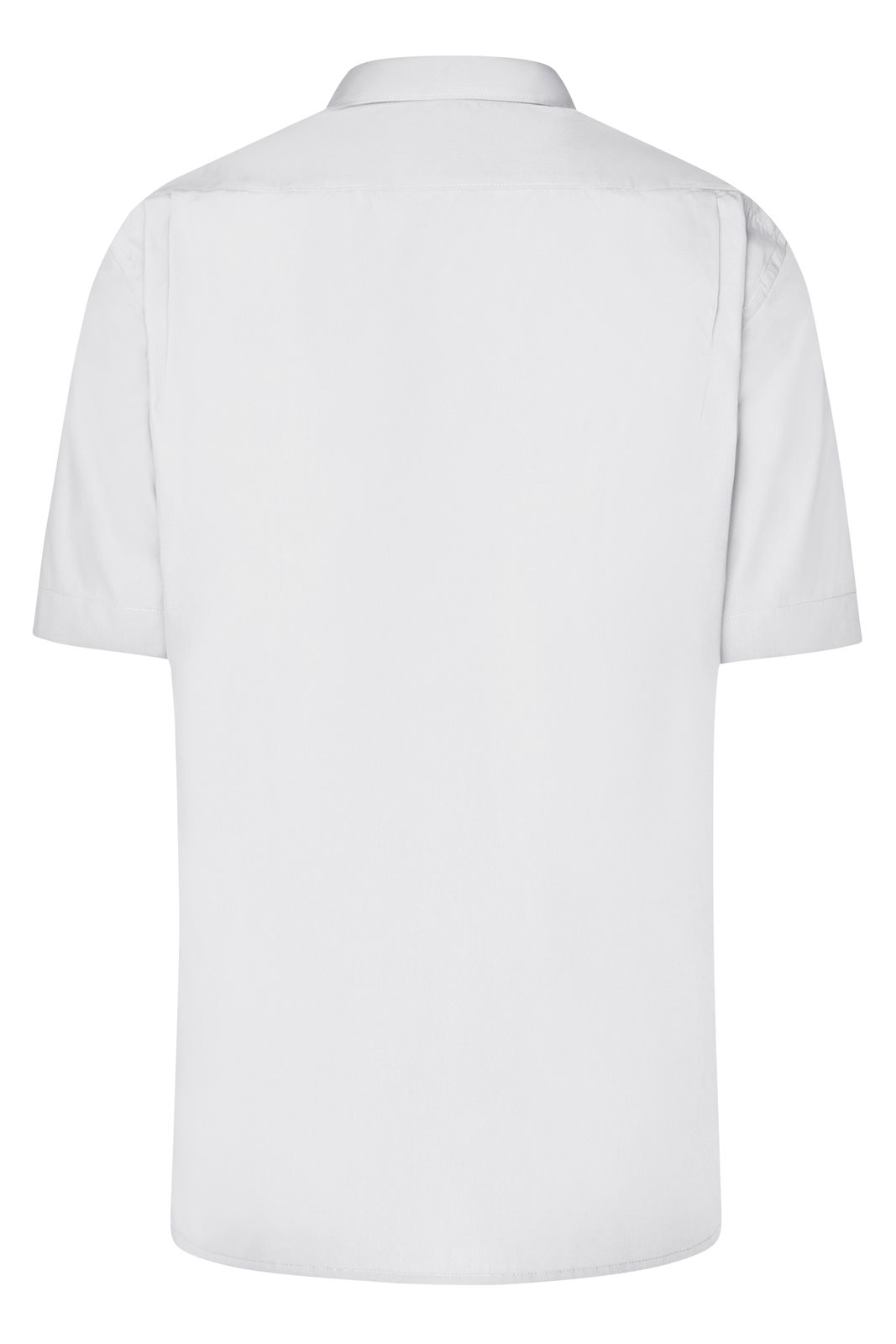 Hemd Herren Weiß – Men's Business Shirt Short-Sleeved, Detailansicht