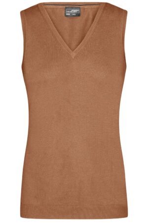 Pullover Damen Grau/Schwarz – Ladies' V-Neck Pullunder