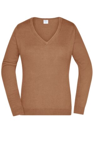 Pullover Damen Grau/Schwarz – Ladies' V-Neck Pullover