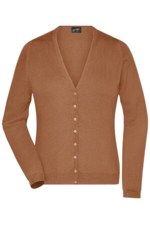 Pullover Damen Grau/Schwarz – Ladies' V-Neck Cardigan
