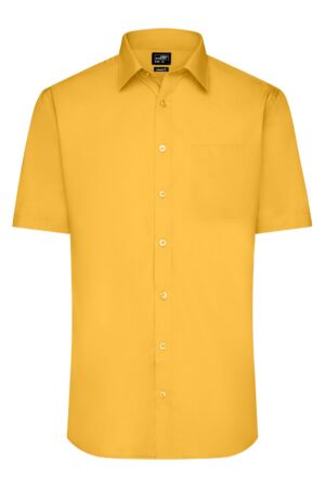 Hemd Herren Blau – Men's Shirt Short-Sleeved Poplin