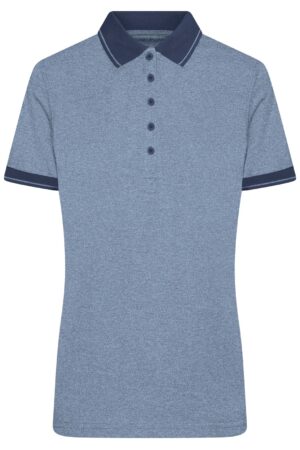 Poloshirt Damen Schwarz – Ladies' Heather Polo