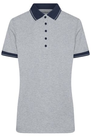 Poloshirt Damen Schwarz – Ladies' Heather Polo