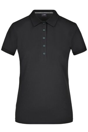 Poloshirt Damen Schwarz – Ladies' Pima Polo