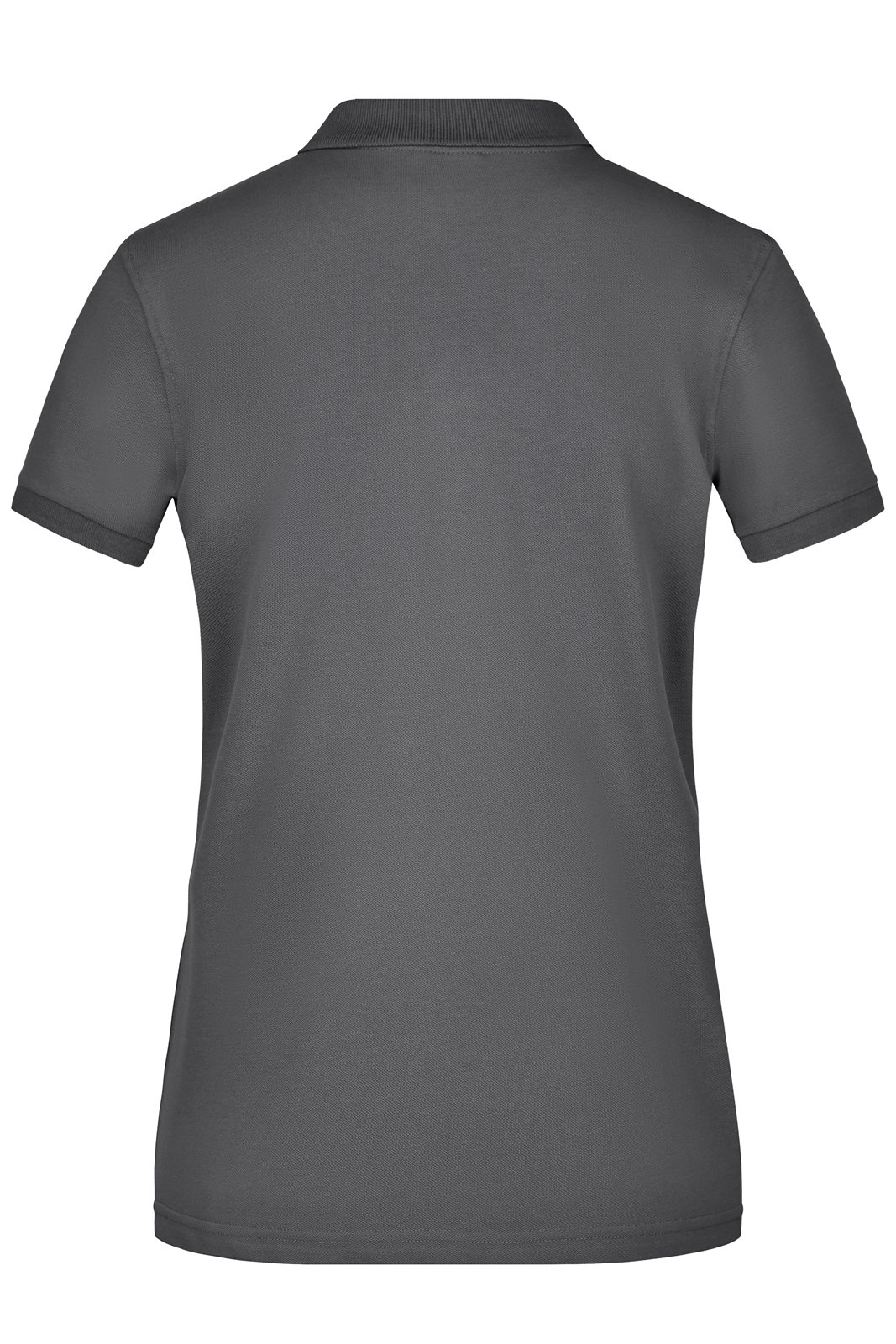 Poloshirt Damen Grau – Ladies' Pima Polo, Detailansicht