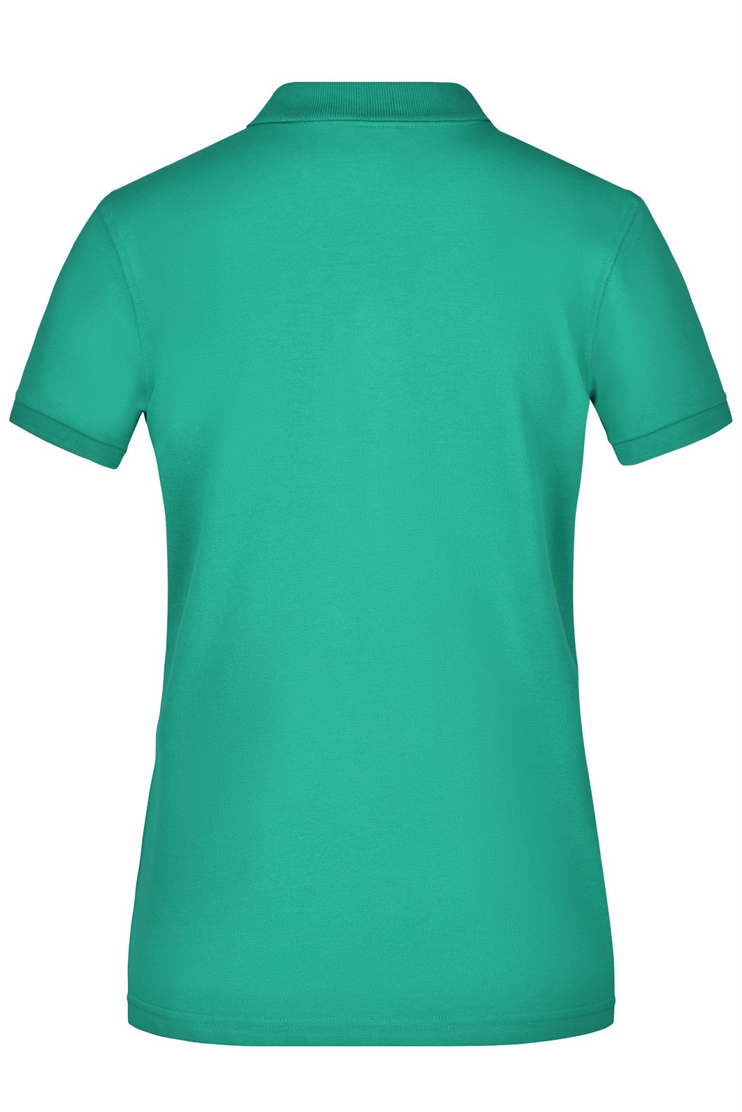 Poloshirt Damen Grün – Ladies' Pima Polo, Detailansicht
