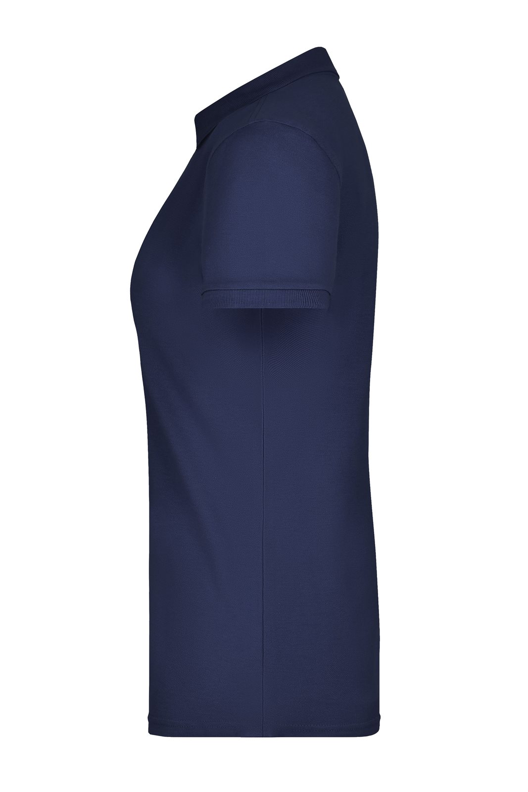 Poloshirt Damen Blau – Ladies' Pima Polo, Detailansicht