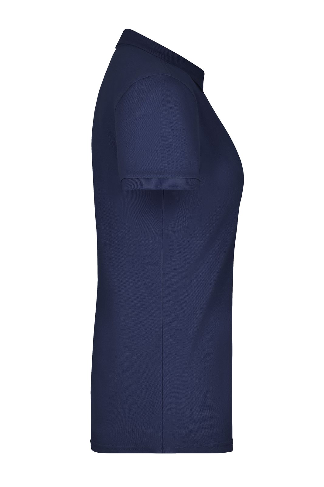 Poloshirt Damen Blau – Ladies' Pima Polo, Detailansicht