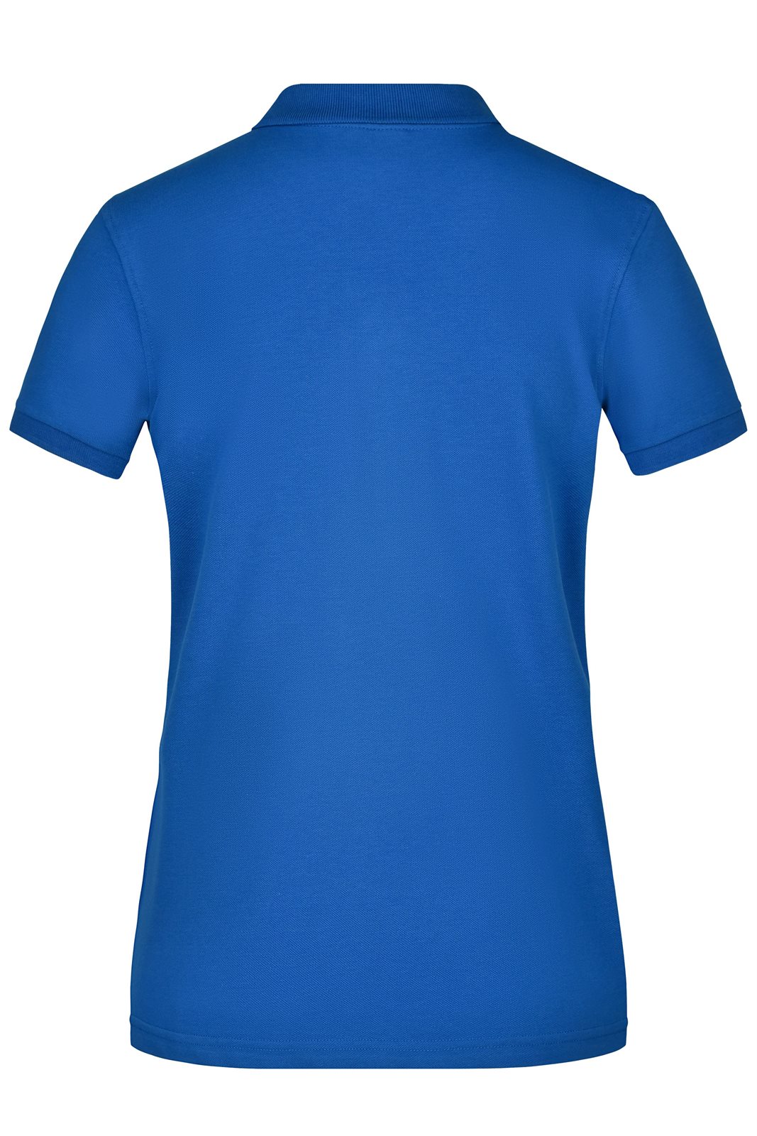 Poloshirt Damen Blau – Ladies' Pima Polo, Detailansicht