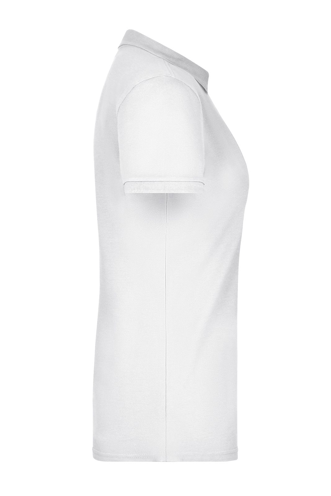 Poloshirt Damen Weiß – Ladies' Pima Polo, Detailansicht