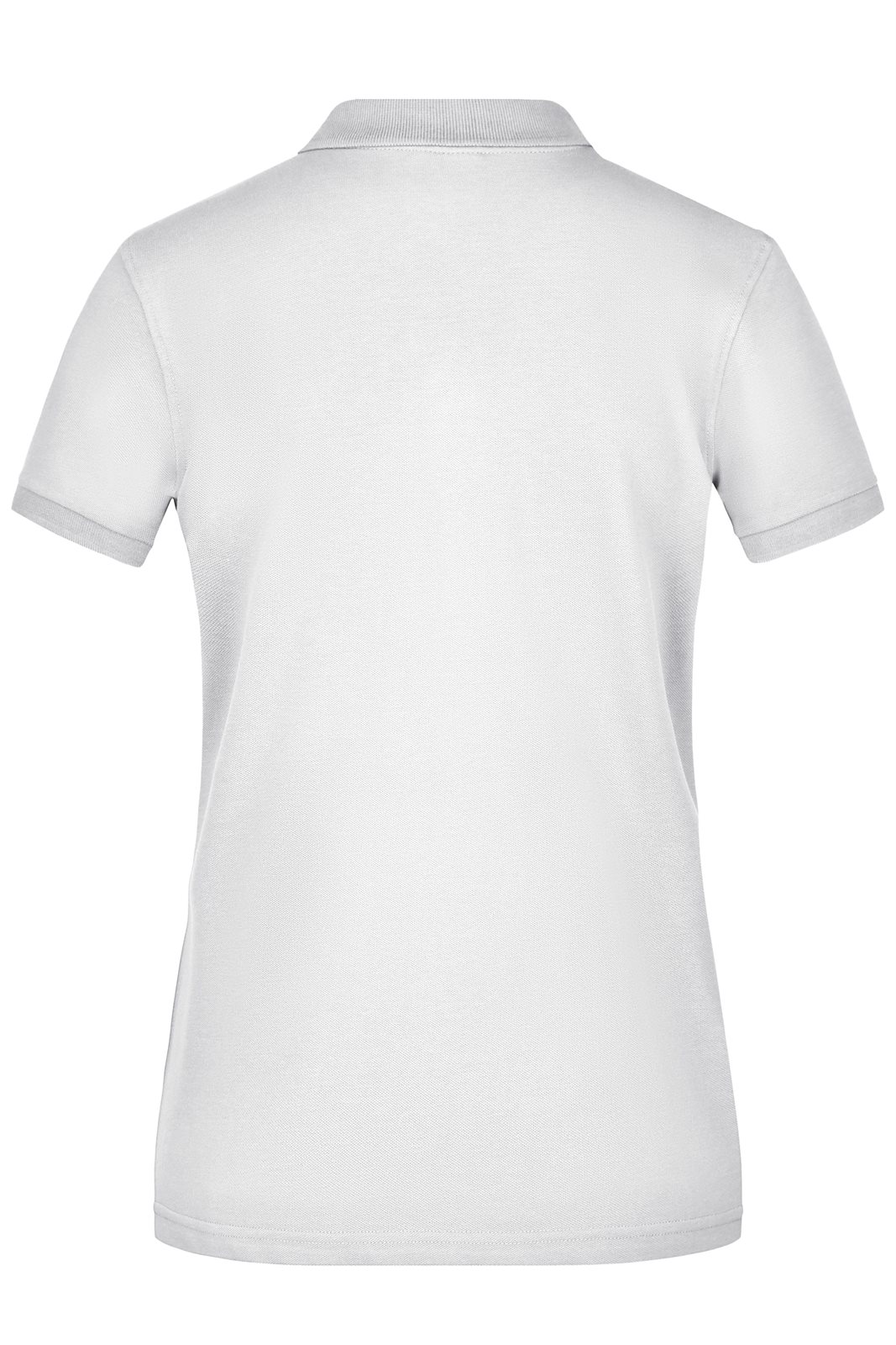 Poloshirt Damen Weiß – Ladies' Pima Polo, Detailansicht