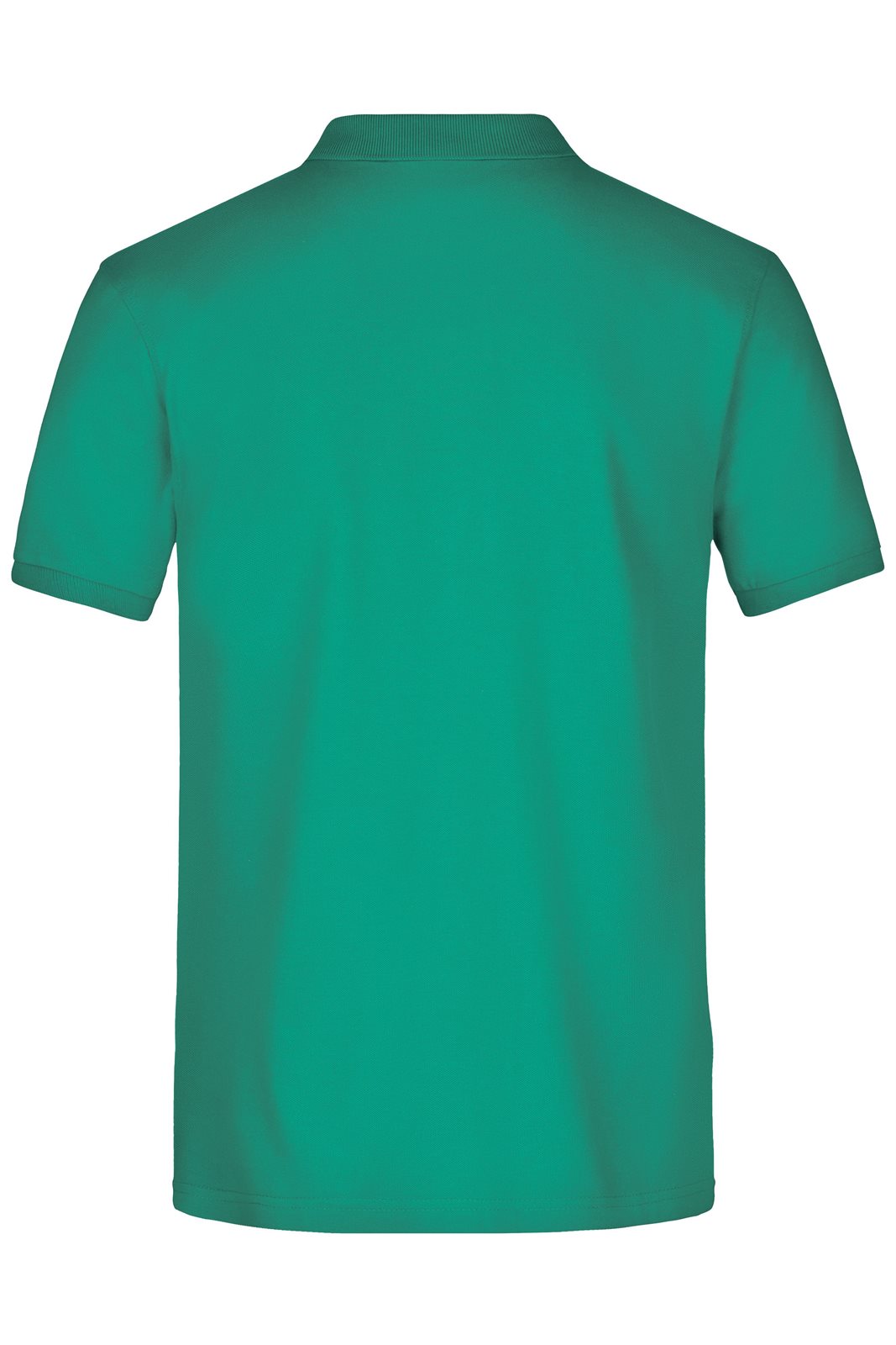 Poloshirt Herren Grün – Men's Pima Polo, Detailansicht