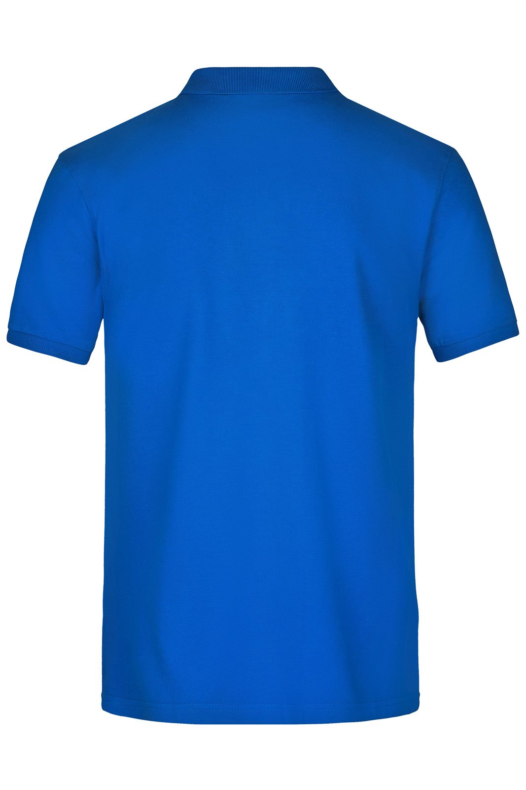 Poloshirt Herren Blau – Men's Pima Polo, Detailansicht
