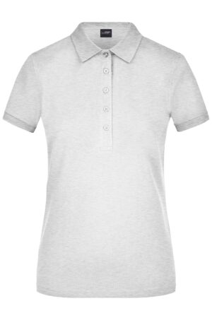 Poloshirt Damen Schwarz – Ladies' Elastic Polo Piqué