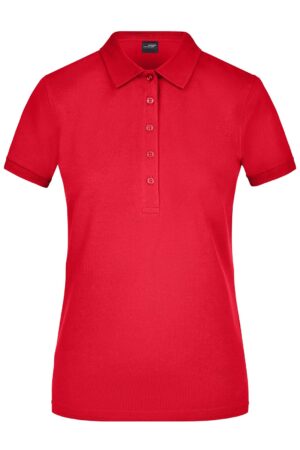 Poloshirt Damen Schwarz – Ladies' Elastic Polo Piqué