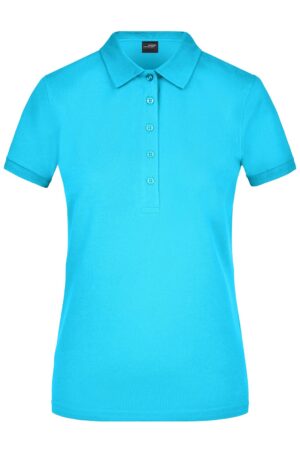 Poloshirt Damen Schwarz – Ladies' Elastic Polo Piqué